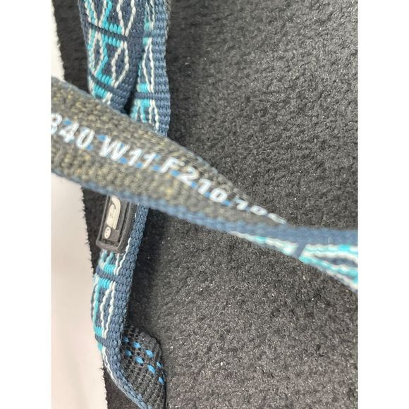 Tevas‎ Sandals Strappy Blue Black Women's Size 11 - Picture 5 of 11